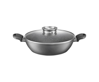 Patelnia i wok AMBITION Patelnia gleboka / Brytfanna Loft z pokrywka z Aroma Knob 28 cm  22872